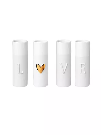 RAEDER | Mini Vasen LOVE 4er 9cm | 